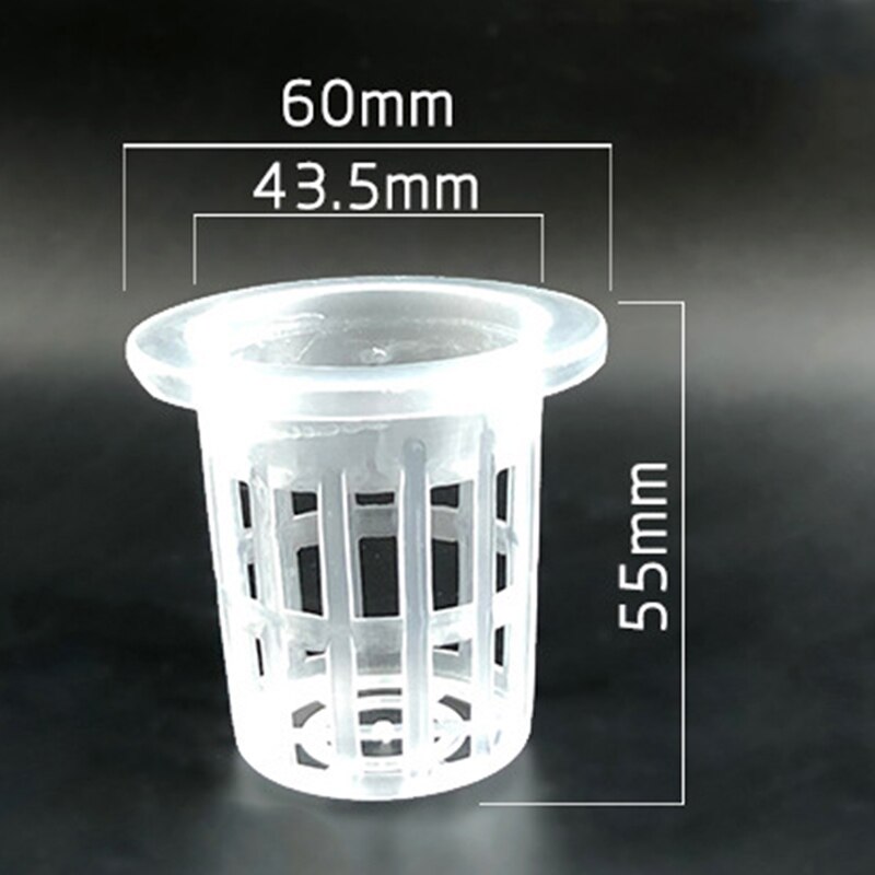 10 Pcs/lot PVC Plastic Mesh Pot Garden Hydroponic Nursery Net Cup Vegetable Plant Soilless Cultivation Basket Practical: 4