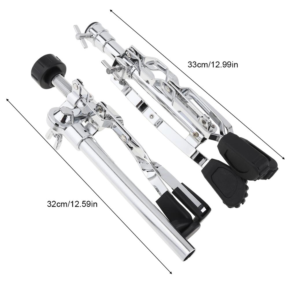 Full Metal Adjustment Foldable Floor Drum Stand Holder for 10 12 Inch Jazz Snare Dumb Drum