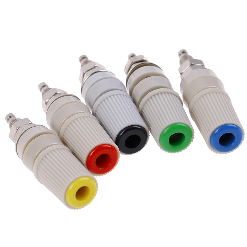 1PCS High Current 30A M5 Type 4mm Amplifier Female Banana Jack Socket Test Binding Post