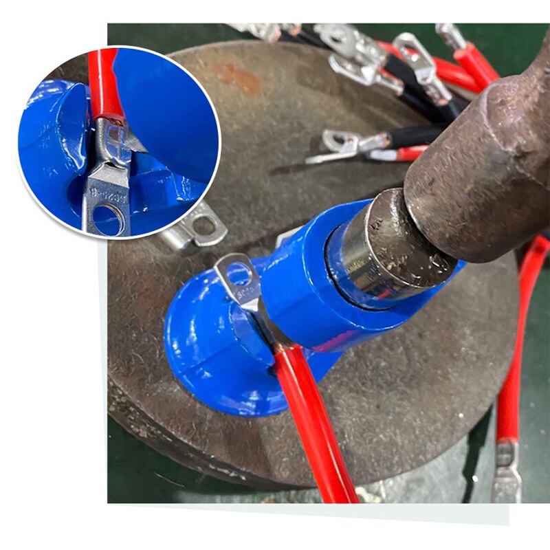 Battery Terminal Crimping Tool riveting pliers hammer crimp tool suitable for all wire sizes from 16 gauge to 4/0 gauge