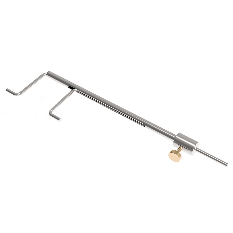 Cello Sound Post Gauge Diy Cello Tool Luthier Repair Install Tools Chrome-Plated Cello Gague Silver