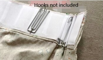 Cuisine courte en coton et lin de Style américain rustique avec rideau en dentelle: general pleating / W138xH180cm
