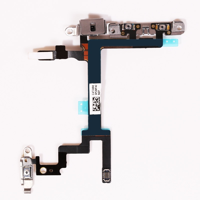 Switch ON OFF Lock Power Volume Mute Button Flex Cable For iPhone 5 5G Flex Ribbon Replacement Parts