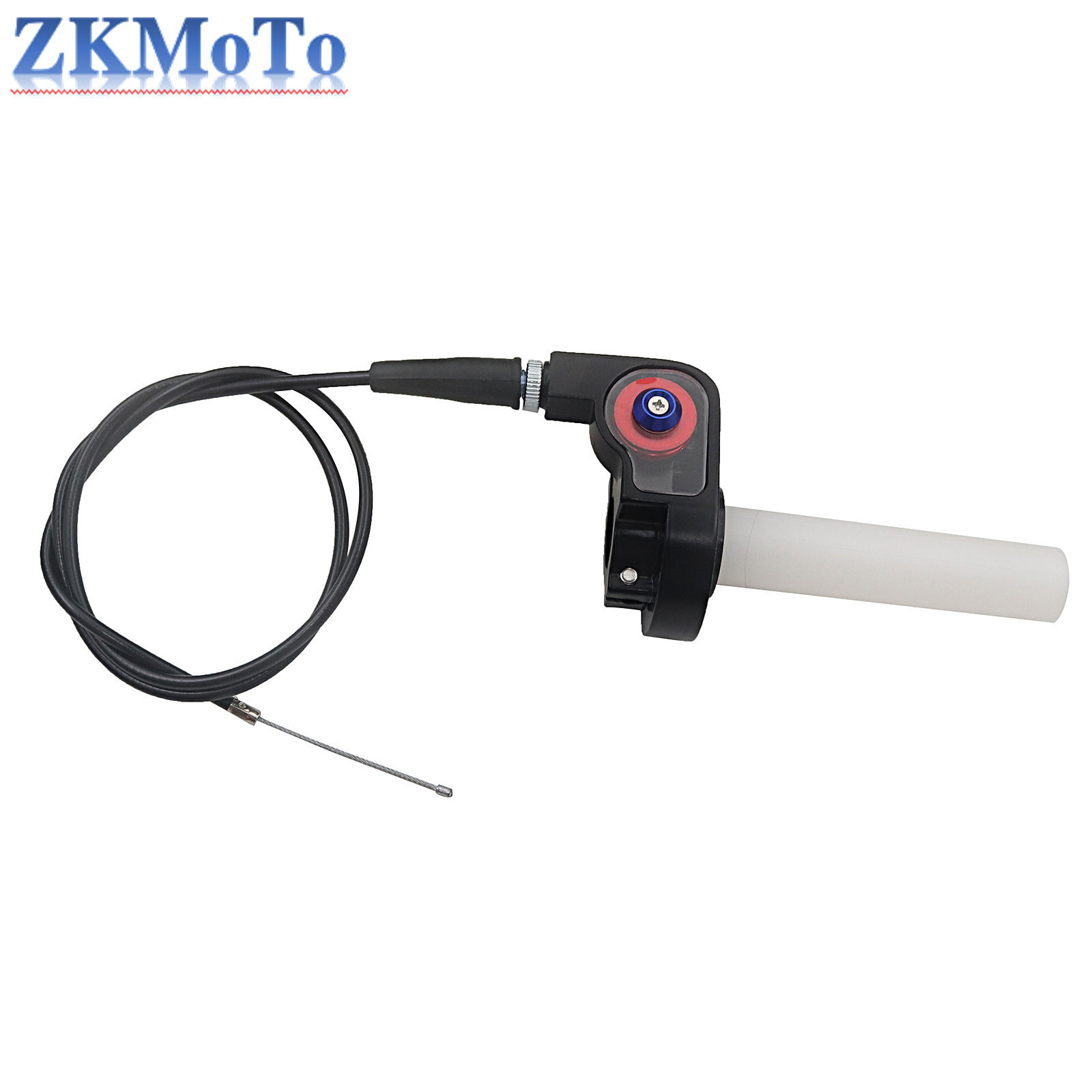 Manillar de motocicleta de 22mm, empuñaduras de acelerador de Gas de giro rápido, Kit de giro para Honda, Yamaha, Kawasaki, Suzuki, KTM, ATV: Azul cielo