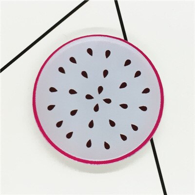 Mooie Watermeloen Aardbei Lemon Broche Acryl Pin Badges Pictogrammen Op De Rugzak Medaille Decoratie Badge Voor Kleding: J