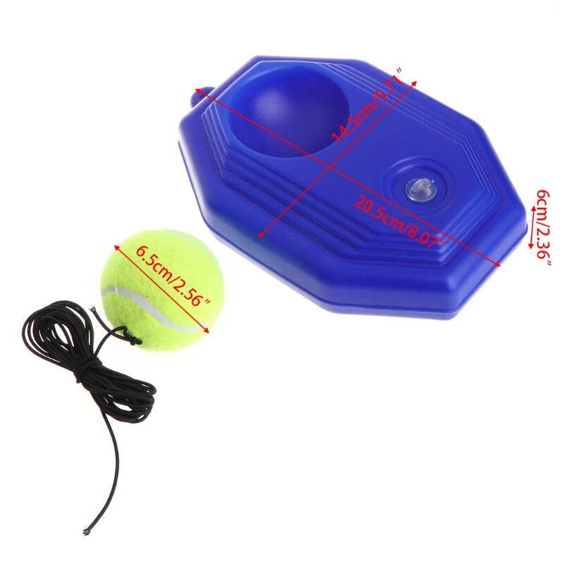 Tennisbold værktøj ketcher praksis ottekant baseboard elastisk reb sparring