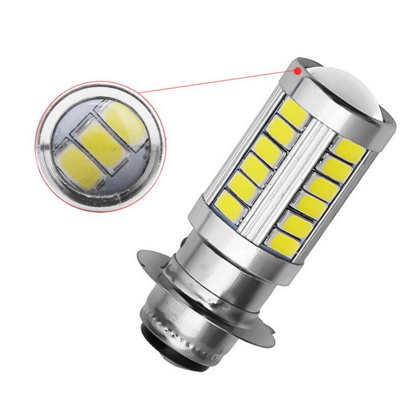 1x px15d p15d 33 smd  h6m led  ba20d 5630 33 led tågelygte auto motorcykel/motorcykel/ forlygter fjern-/nærlys pære 12v