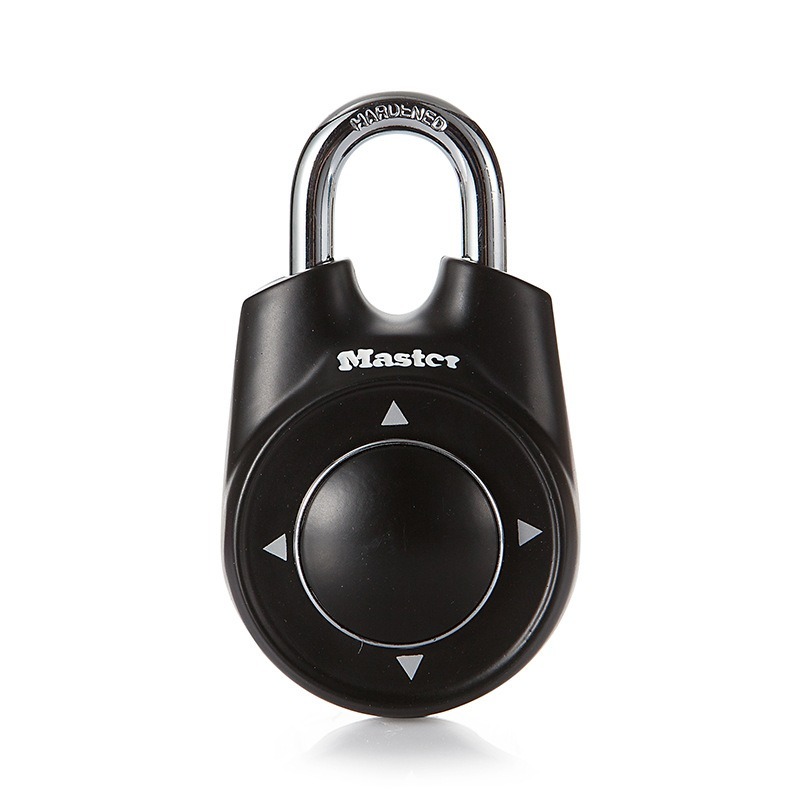 Master Keyless Lock Draagbare Combinatie Directioneel Wachtwoord Hangslot Gym School Health Club Beveiliging Locker Deurslot Zwart: Goud