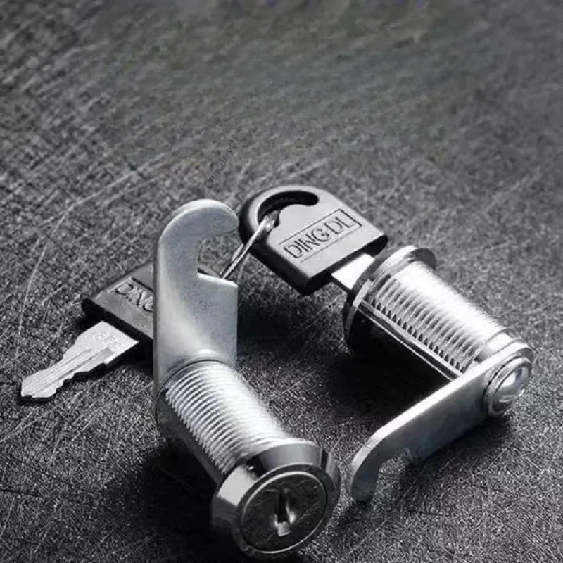 Cam Lock Security Lock 16-40mm Cabinet Cam Lock Door Barrel Drawer Filing Cabinet Post Mail Box Furniture Locker Cupboard 2 Key