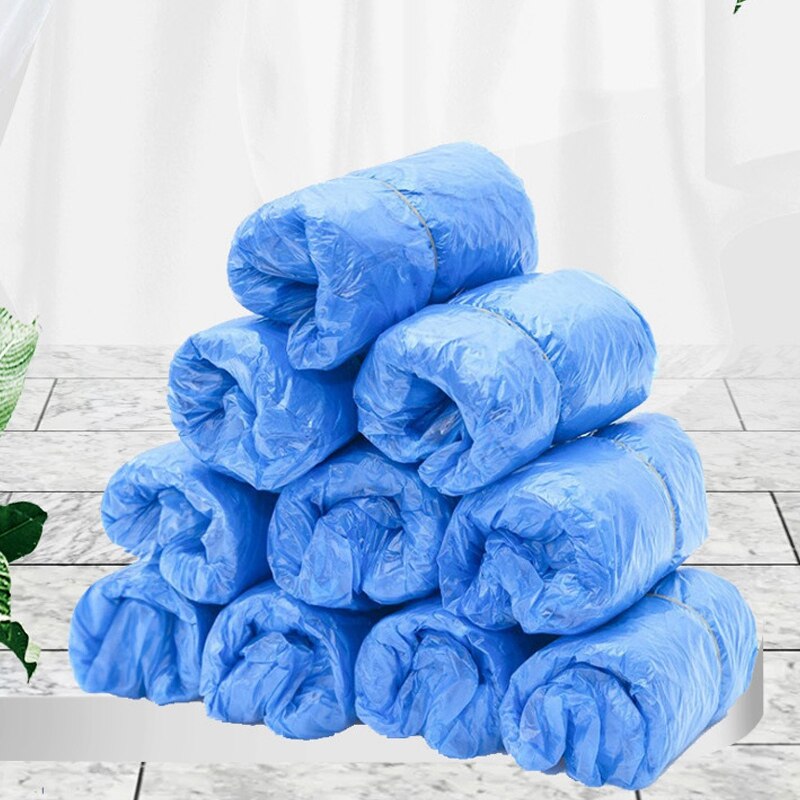Waterproof Boot Cover Disposable Plastic Shoe Cover Elastic Protection House Over Shoe