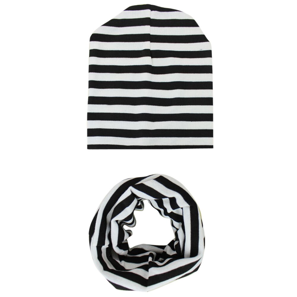Hat nice camo print bomuld børn hat beanie tørklæde krave fjeder cap børn drenge piger beanies hatte sæt