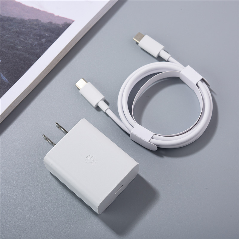 Original 30w- oplader til google pixel 9 8 7 pro  xl 3 4a hurtigopladning eu/us/uk strømadapter kompatibel med usb-c-enheder: Br