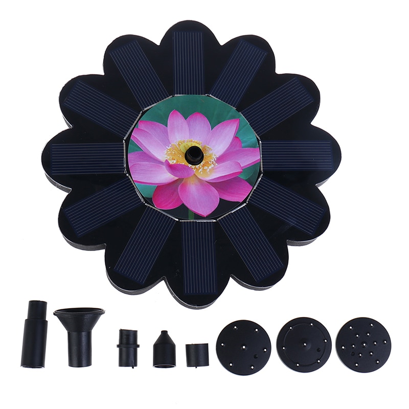 Solar Garden Fountain Pump Solar Garden Pond Pool Fountains Waterfalls Aquarium Landscape Solar Submersible Pump