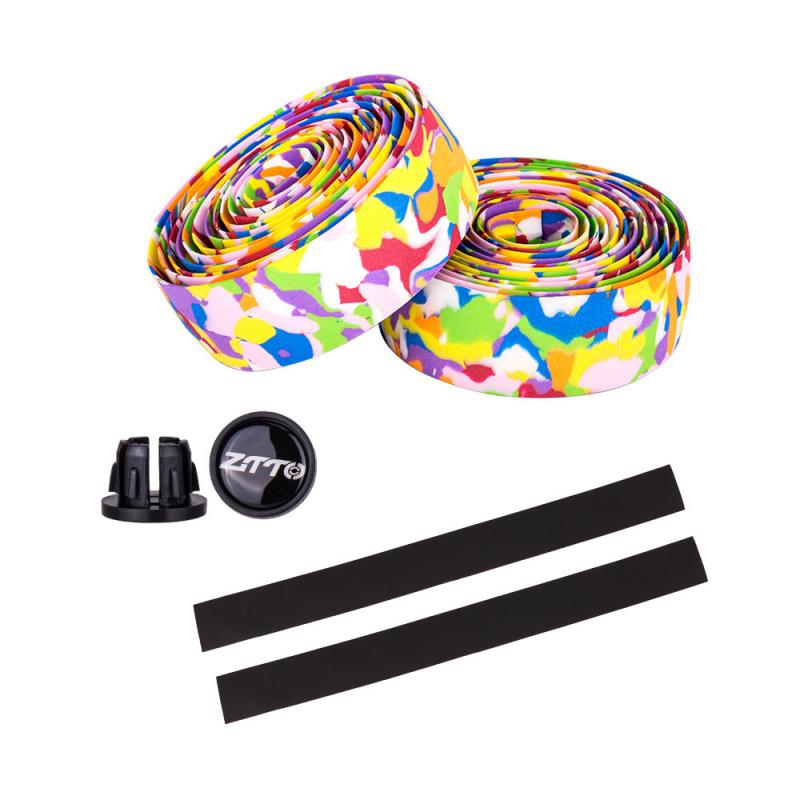 Ztto Fietsstuur Tape Kleurrijke Mountainbike Grip Tapes Antislip Mtb Racefiets Stuur Riem Fietsen Accessoires 2 stekkers