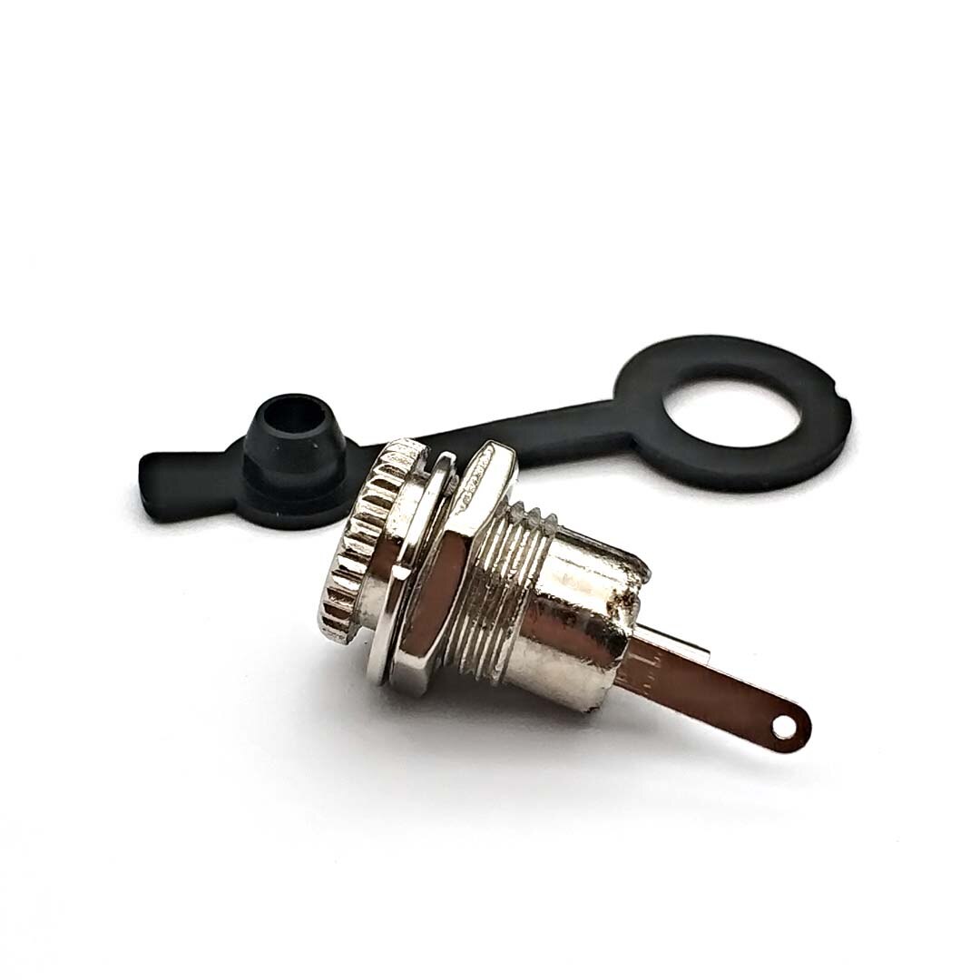 5.5 Mm X 2.1 Mm/5.5X2.5 Dc Power Jack Socket Female Panel Mount Connector Metalen Panel Mount interface Plug Draad Terminals