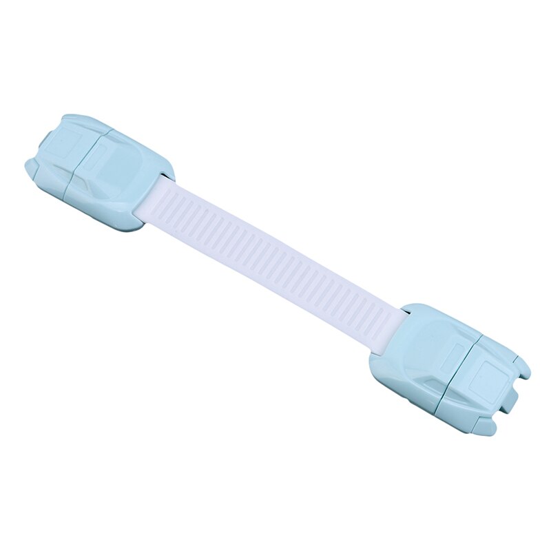 Multi-Function Child Safety Lock And Long Drawer Cabinet Anti-Grip Cabinet Refrigerator Lock Baby Care Products: light blue