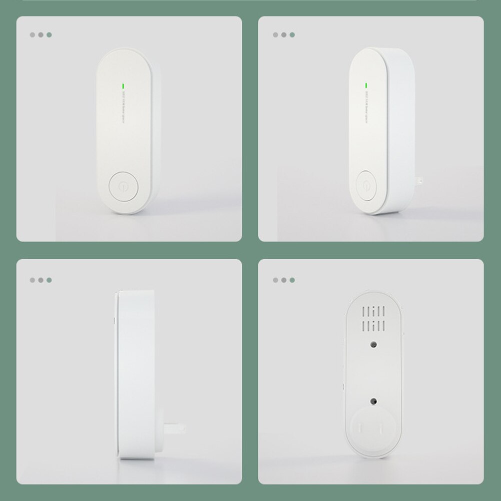 Ultrasonic Mosquito Repellent Flame Retardant Plastic 360° All-around Scanning One-key Switch Insect Repellent Home Supplies