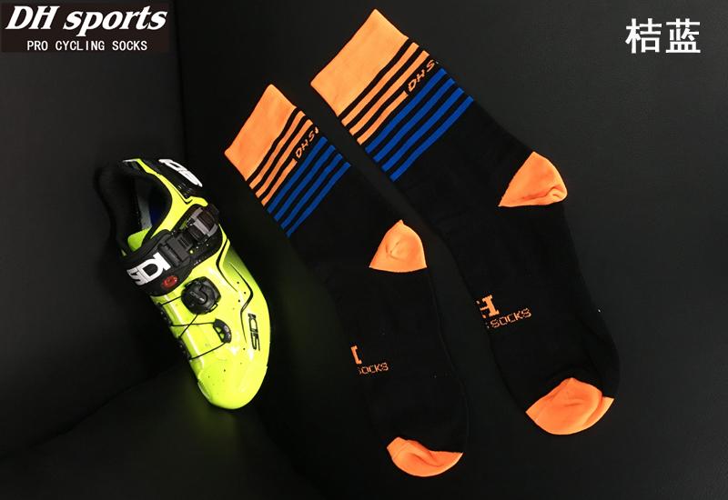 Professionelle Anti-schweiß Atmungs Radfahren Socken Sport Laufen Fahrrad Schweiß Wicking Socken unisex Bunte Fahrrad Socken: 02
