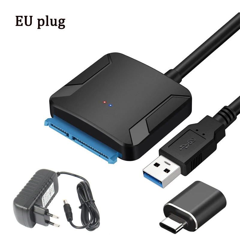 USB 3.0 naar SATA Adapter Kabel voor 3.5/2.5 Inch SSD HDD SATA III Harde Schijf Schijf Ondersteuning UASP Compatibel met USB 1.1/2.0/3.0: Roze