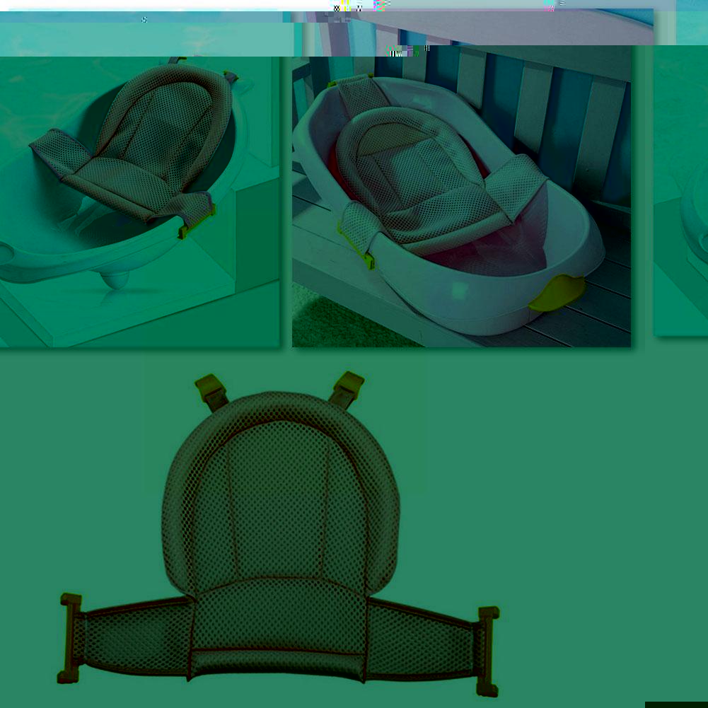 Filet antidérapant réglable pour bébé, tapis de bain, écharpe de baignoire, sécurité, siège pour enfant en bas âge, fournitures de douche, maille Sec E2V3