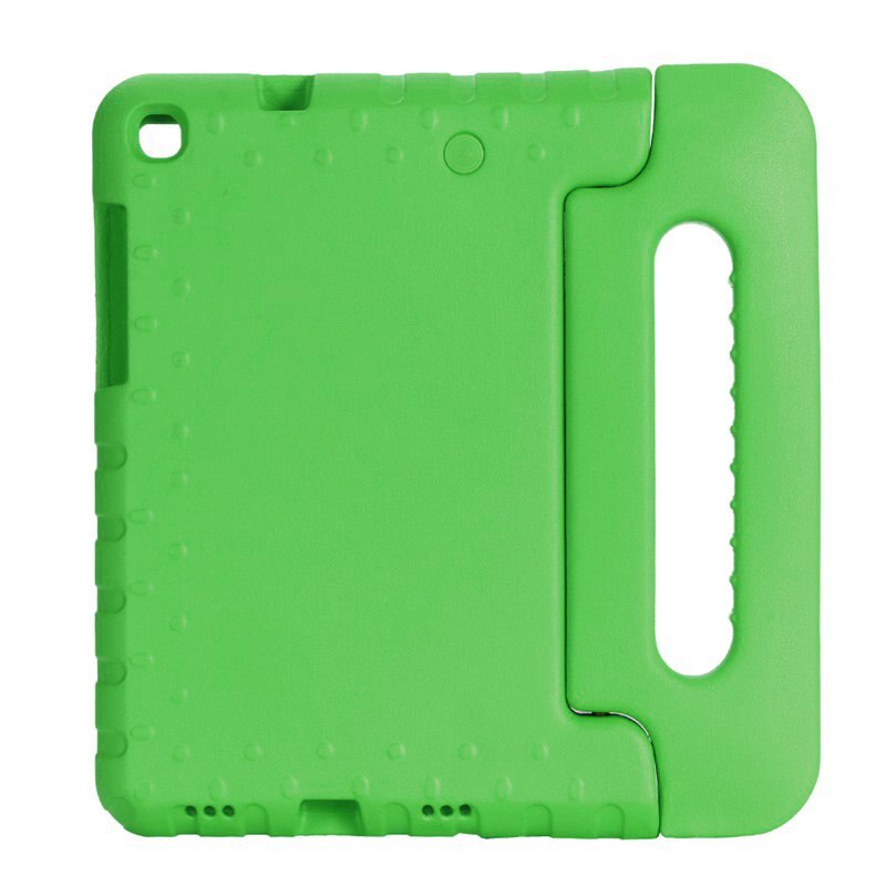 Case Voor Samsung Galaxy Tab Een 8.0 Sm T290 T295 T297 Hand-Held Shock Proof Eva Full Body cover Handvat Stand Case Voor Kinderen: green