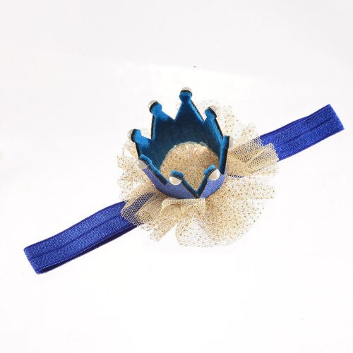 Kerst Hoofdbanden Baby Meisjes Zoete Bloem Haarband Zachte Hoofdband Tiara Haaraccessoires Grenadine Crown Baby Haarband