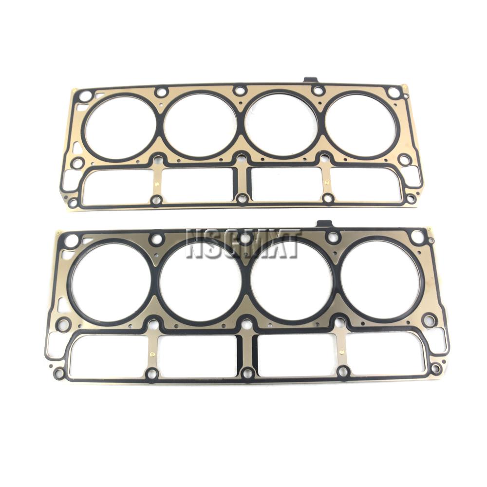 AP02 Pair Cylinder Head Gaskets 12589226 12498544 for GMC Buick Chevrolet Express Colorado Impala Monte Carlo Suburban