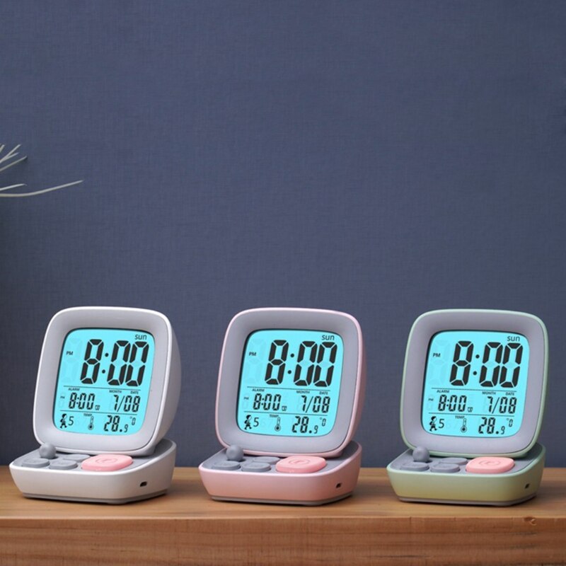 Reloj de escritorio con temporizador para niños y estudiantes, pantalla Digital grande, E5BE