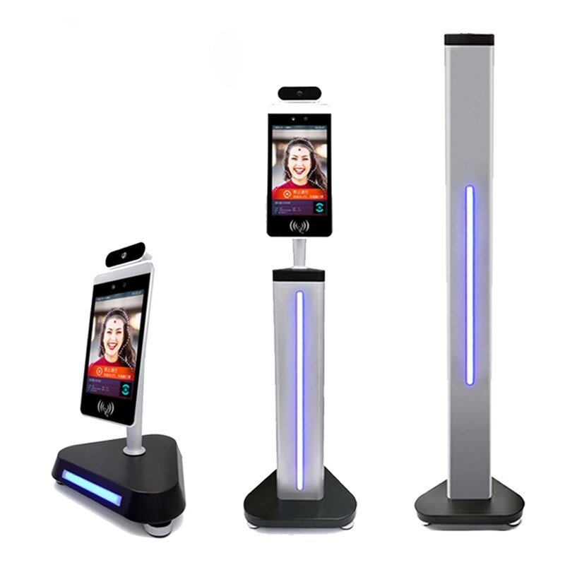 face recognition infrared thermometer Upright/face recognition system multiple base