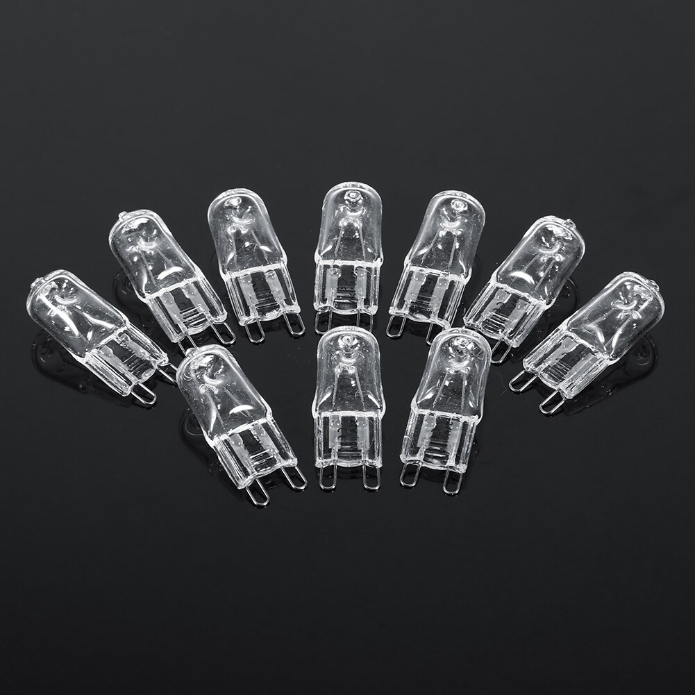 10Pcs G9 Base LED Halogen Light Bulb 120V 40W Lighting Replacement Home Warm White 2900K Bright