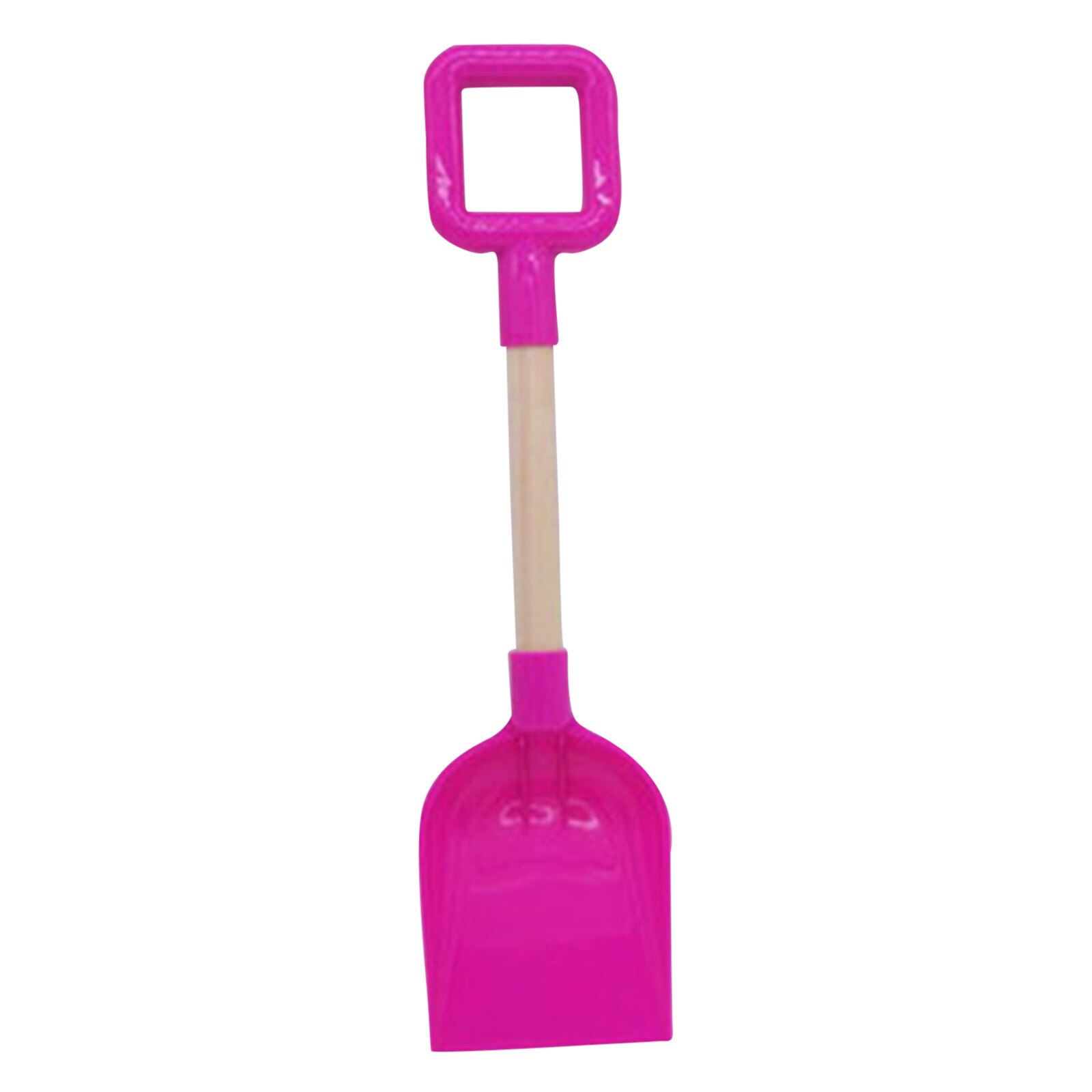 1Pc Kinderen Sneeuw Schop Kinderen Strand Schop Met Houten Steel Handvat Kinderen Sneeuw Schop Tuin Gereedschap Tuin gereedschap: Hot Pink