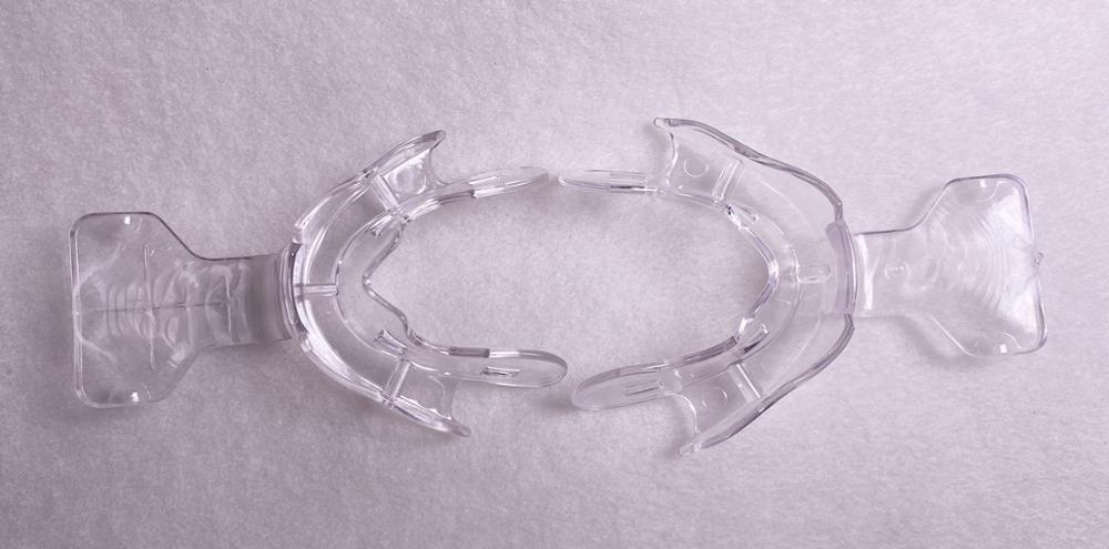 2Pis/Lot Dental Frame Cut Back Impression Trays Mandibular Denture Edentulous FCB Clear Ivolcar Style