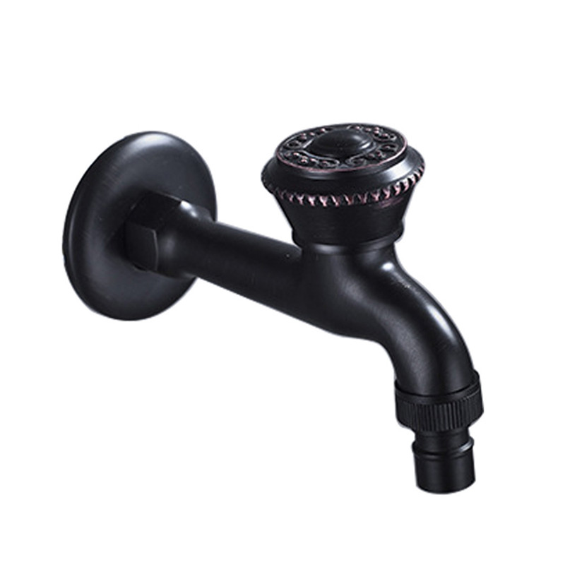 Variety Brass Lengthen Wall Mounted washing machine Bibcock Decorative Outdoor Garden Faucet one-in and two-out single cold Taps