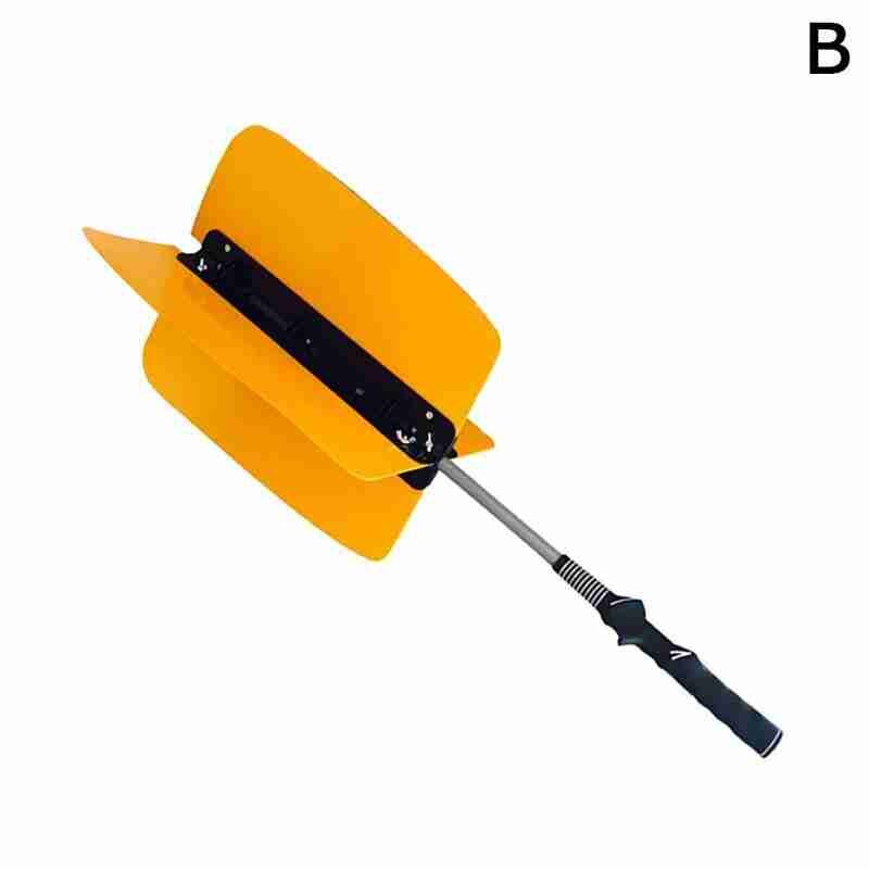 Golf trainer Rubber and Stainless Steel Golf Warm-up Swing Stick Power Fan Practice Pinwheels Wind Resistance Trainer: B
