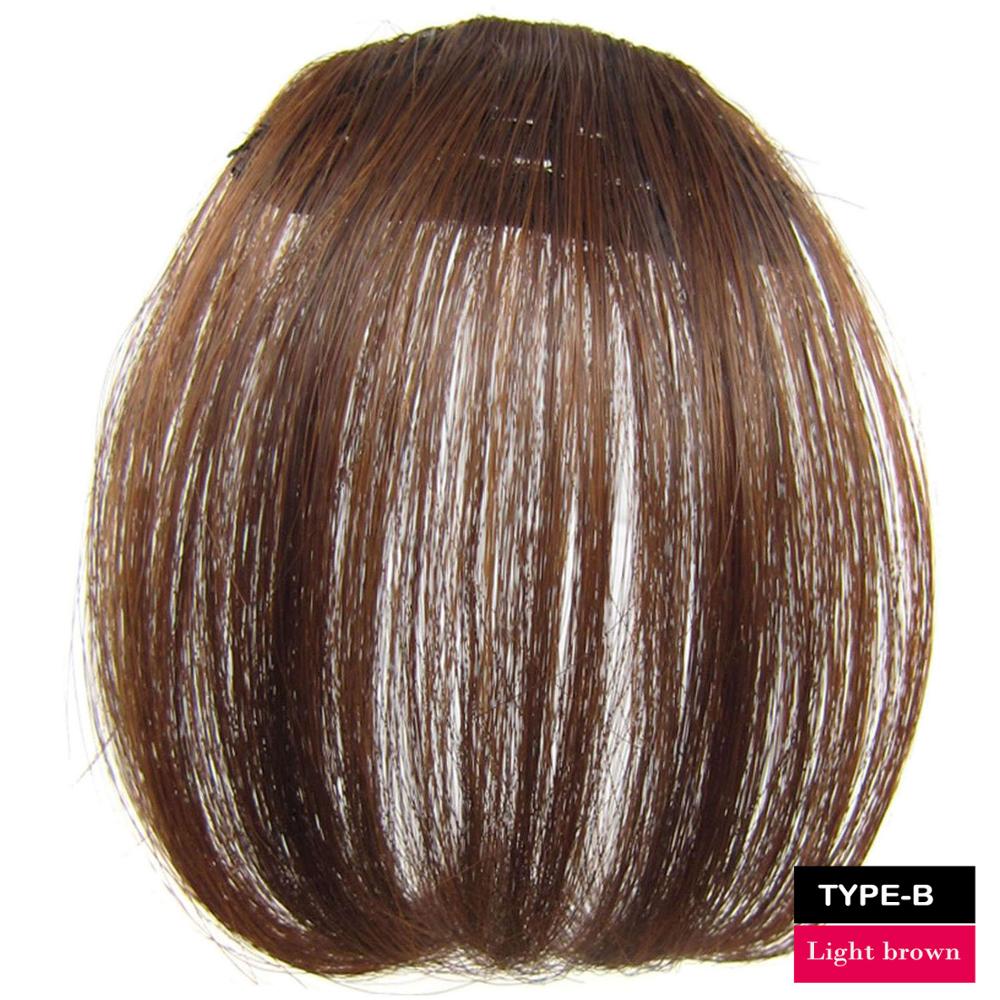 Damskie słodkie grzywki klipsy robić przedłużania włosów naturalne i niewidoczne syntetyczne treski