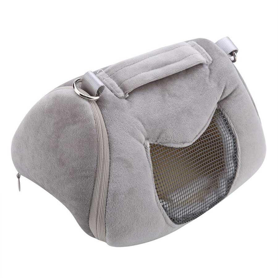 Transportín para mascotas hámster rata erizo pequeños animales al aire libre viaje saco de dormir FT