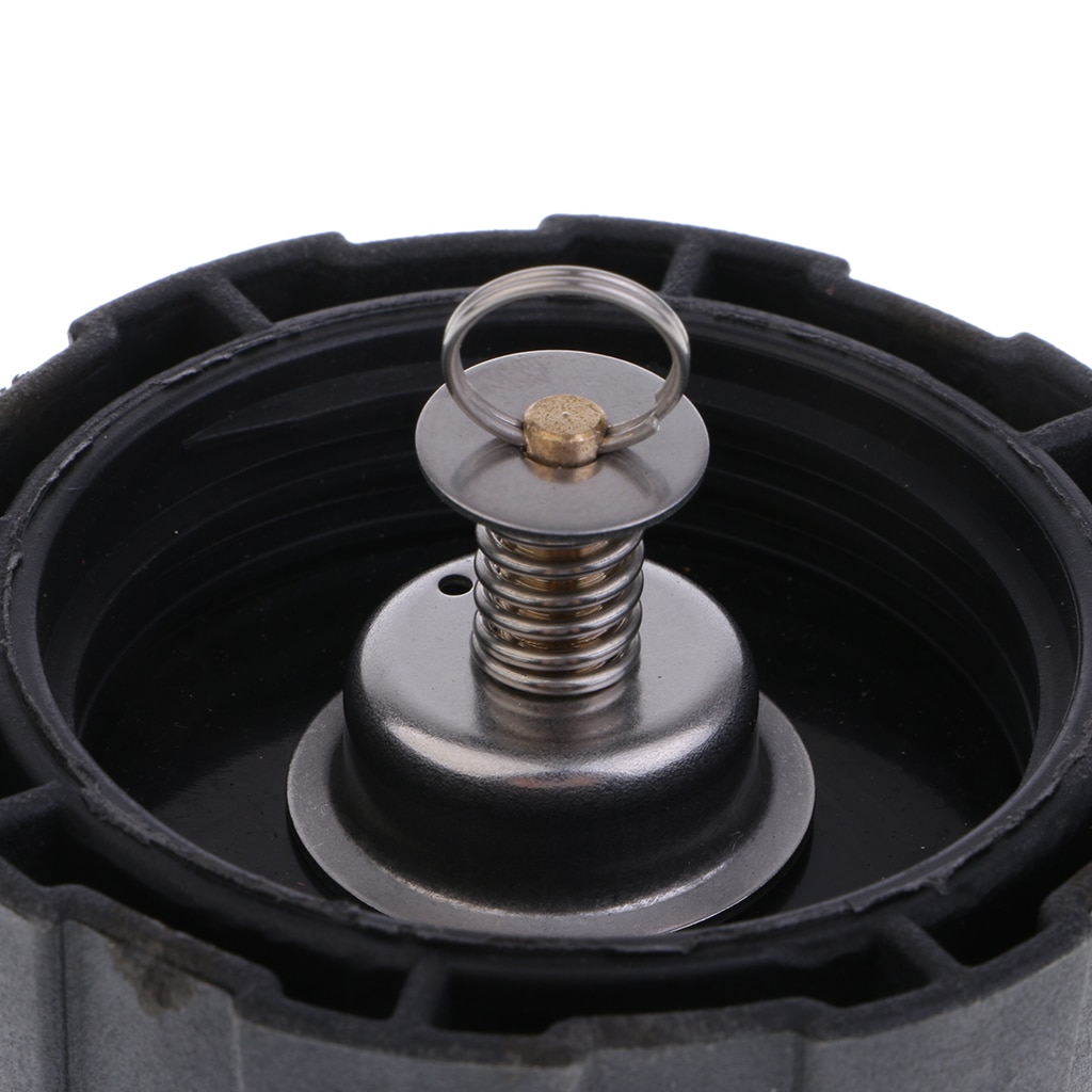 Portable Marine Boat Fuel Tank Vented Gas Cap Fit for 12L 24L Outboard Engines - Black