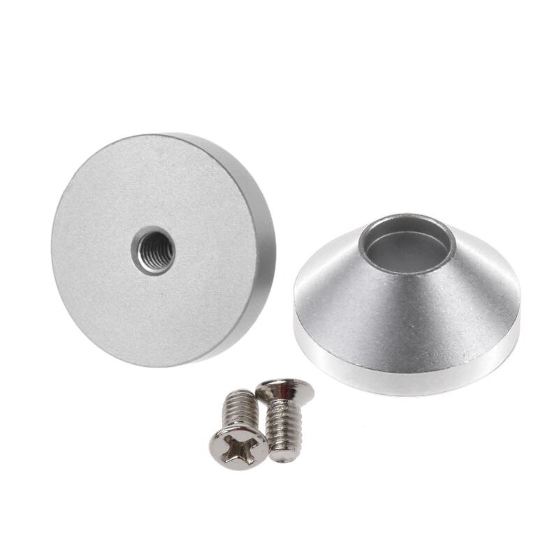 2Pcs Mechanical Keyboard Feet Anodized CNC Aluminum Feet Metal Case With Screws