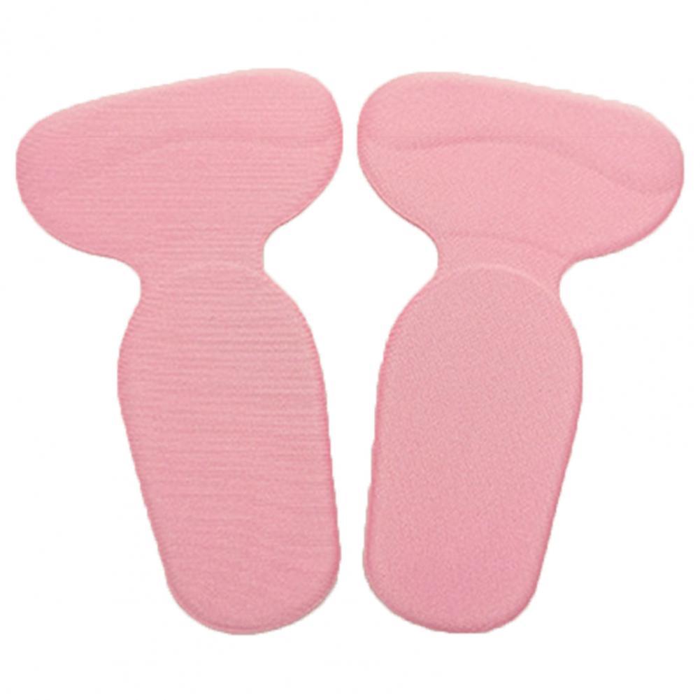 Almohadillas de silicona antifricción para el talón, almohadillas para el cuidado de los pies, antideslizantes, antideslizantes, tacto suave, 1 par: Rosa