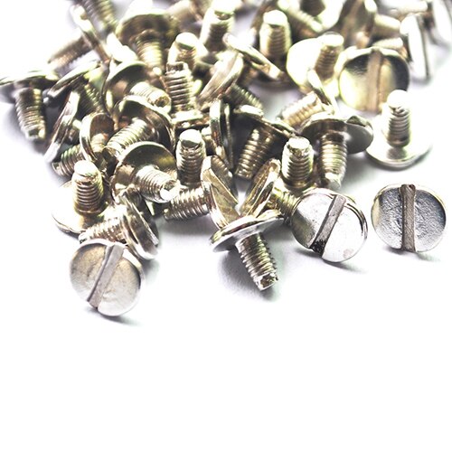 100 Stuks 9.5mm Zilver Cone Studs en Spikes Punk Screwback Zilver Cone Spikes Screwback Studs DIY Craft Cool Klinknagels Verschepen