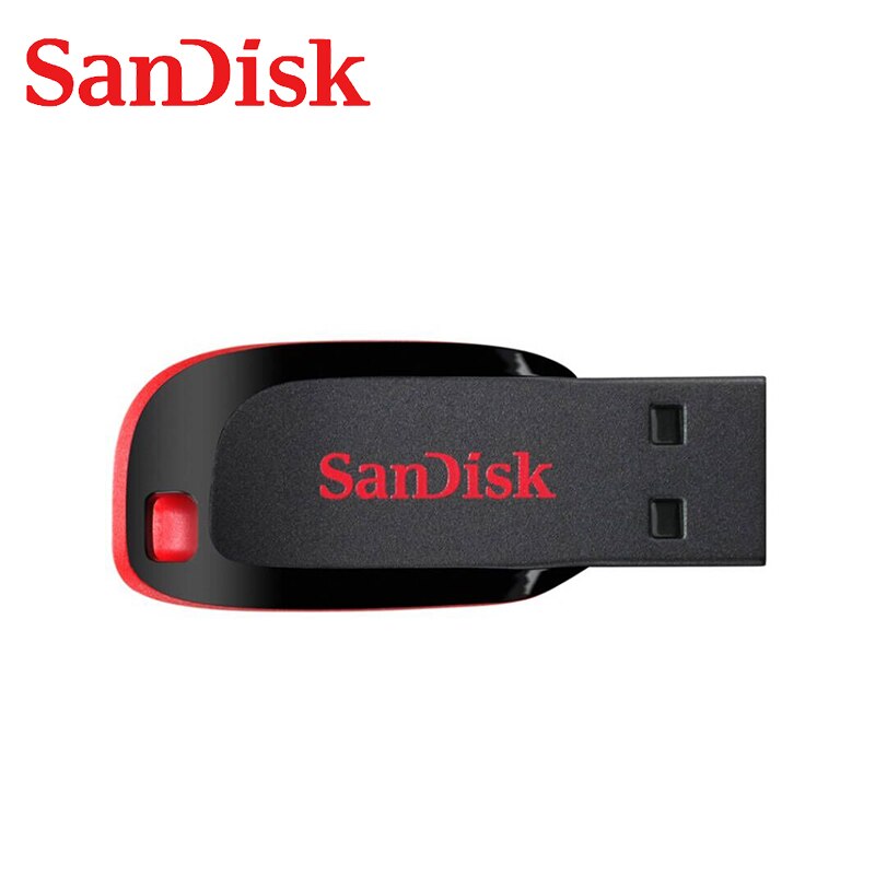 SanDisk 100% oryginalny Cruzer Blade CZ50 pamięć USB 128GB 64GB 32GB 16GB Pen Drive USB 2.0 dysku Pendrive Pendrive