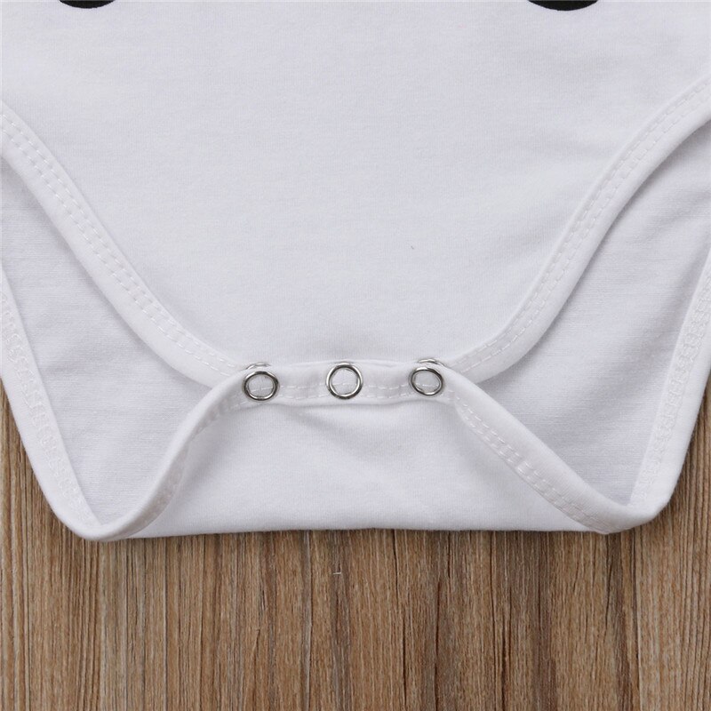 Tops Newborn Baby Boys Girls Bodysuit Jumpsuit Clothes Outfits Letter Clothing 0-18M