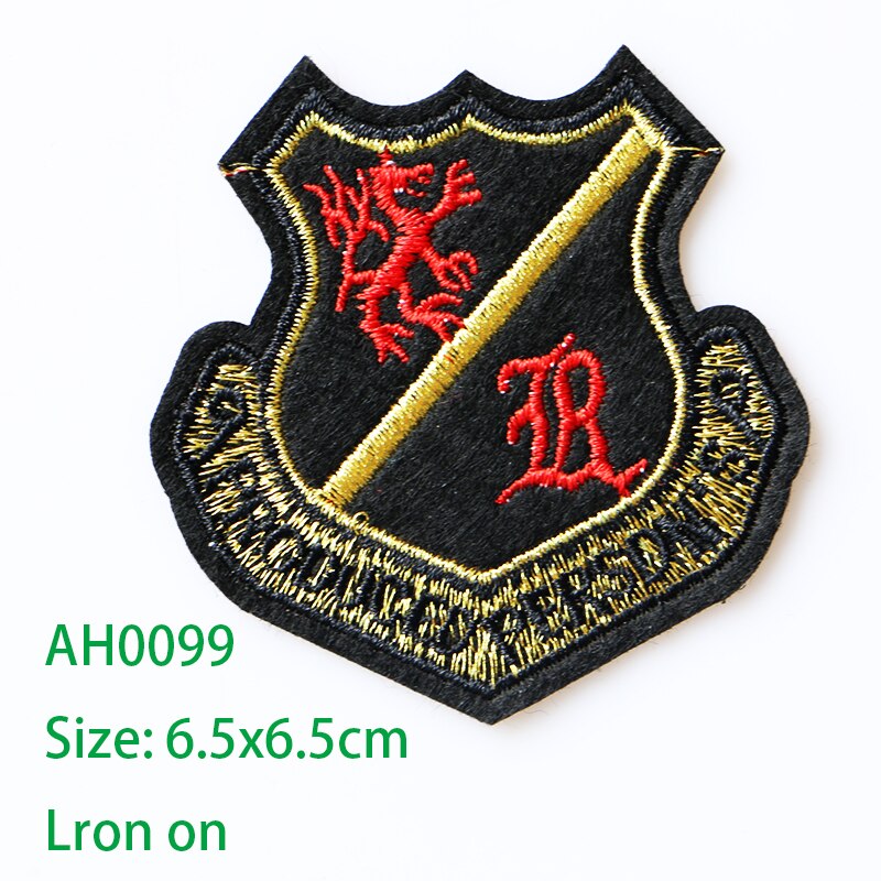 Medaille-icoon van het amerikaanse korps mariniers geborduurd met strijkpatches voor kleding, doe-het-zelf strepen, kledingpatchwork, stickers, aangepaste badges: Ah0099