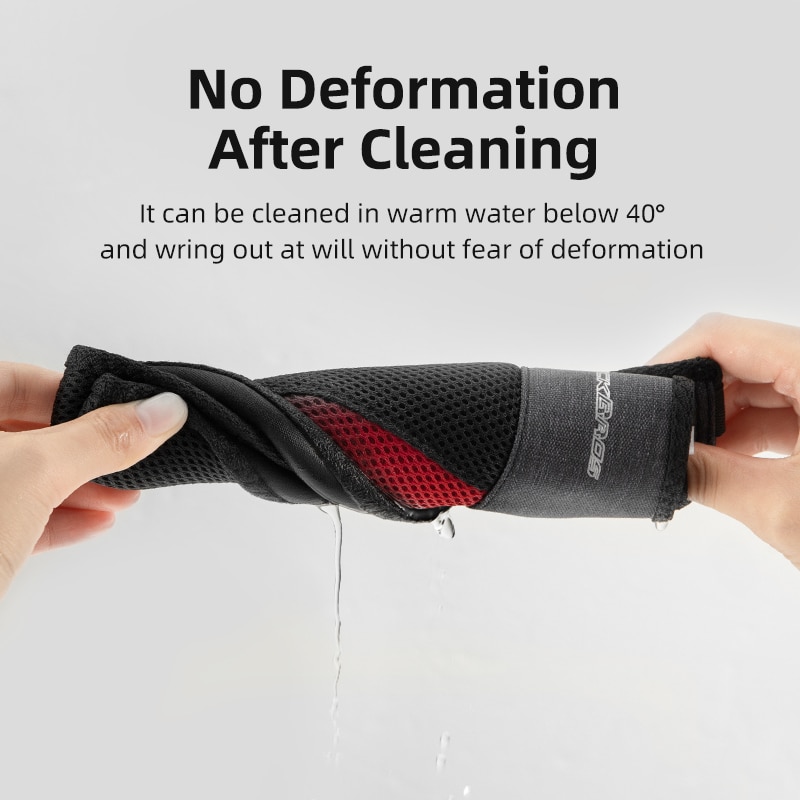 ROCKBROS Bicycle Bike Sweatband Bike Sweat-proof Training Tape Cycling Trainer Sweat Net Frame Protection Bicycle Accessories