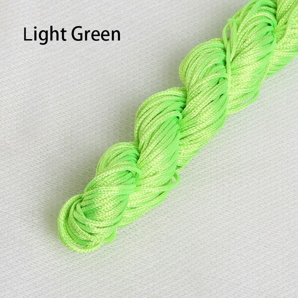 24meters Length & 1mm Diameter Chinese Knot Macrame String Wire Cord Thread for DIY Necklace Bracelet Braided String