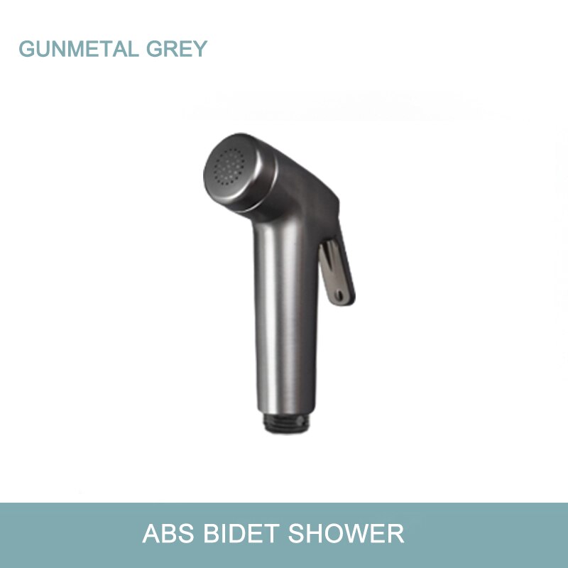 Pulvérisateur de Bidet mural pour toilettes, salle de bain en ABS, ensemble de pulvérisation à main, Douche autonettoyante, pomme de Douche avec tuyau: Grey Bidet only