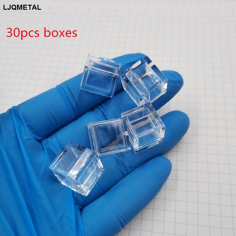 Acrylic Container for 10mm Cube Storage, Periodic Table of Elements Box: 30pcs boxes