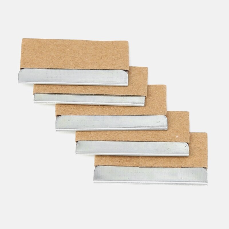 Rasqueta vitrocerámica con mango de plástico espátula de Ventana del horno de vidrio de cerámica, herramientas de suelo, espátula de limpieza: 5Pcs