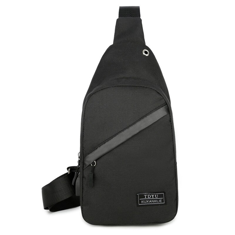 Mannen Crossbody tas mannen Borst tassen Casual Heren schoudertas holster Mannelijke Schoudertas USB Opladen Tassen Mannen Anti Diefstal borst Pakken