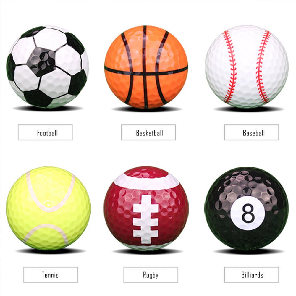 Balle de Golf créative pratique jeu de Golf similaire balles en caoutchouc Rugby Football billard balles de Golf accessoires